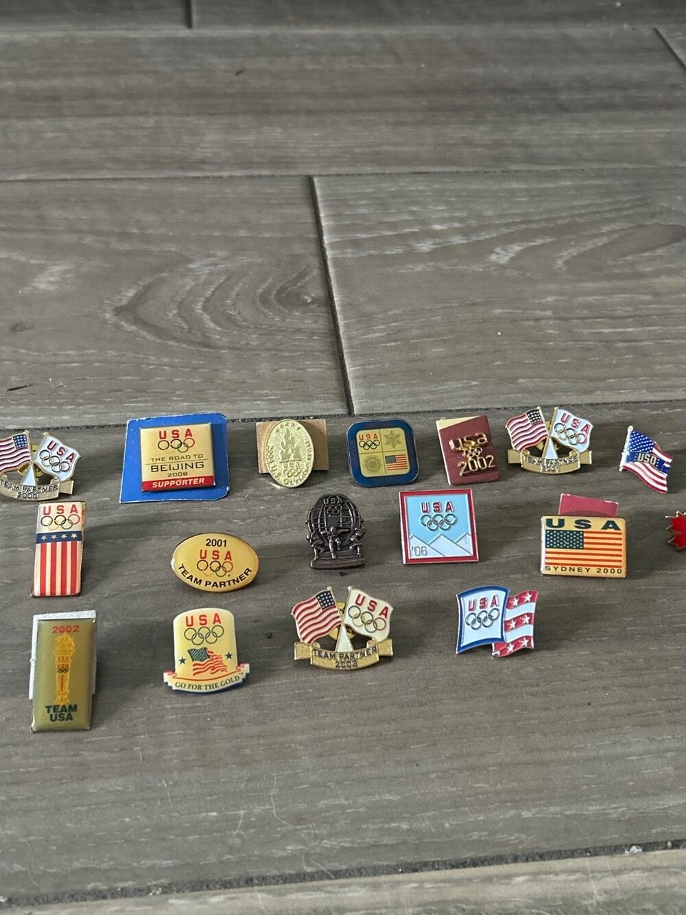 Lot Of Olympic Pins (17) -Multiple Olympics are represented. Please see pics